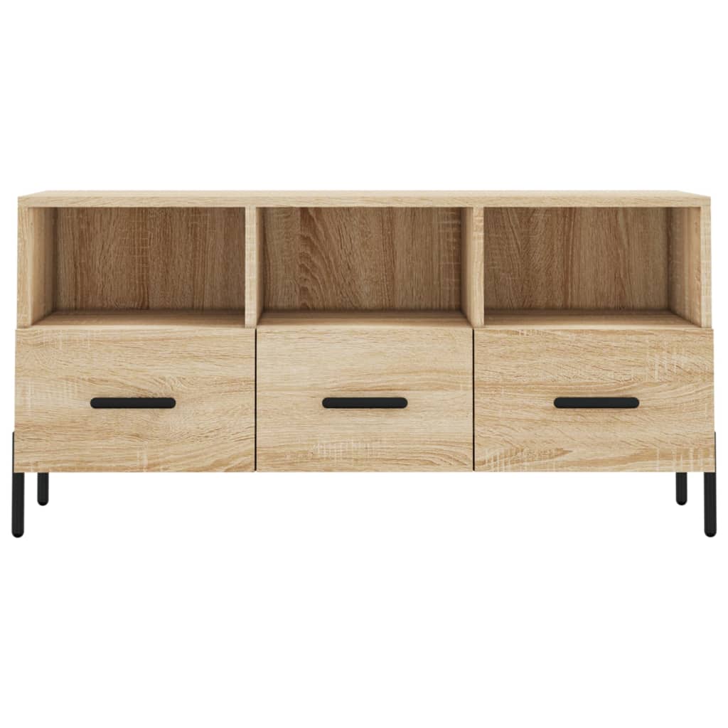 Meuble TV chêne sonoma 102x36x50 cm bois d'ingénierie - XIOS