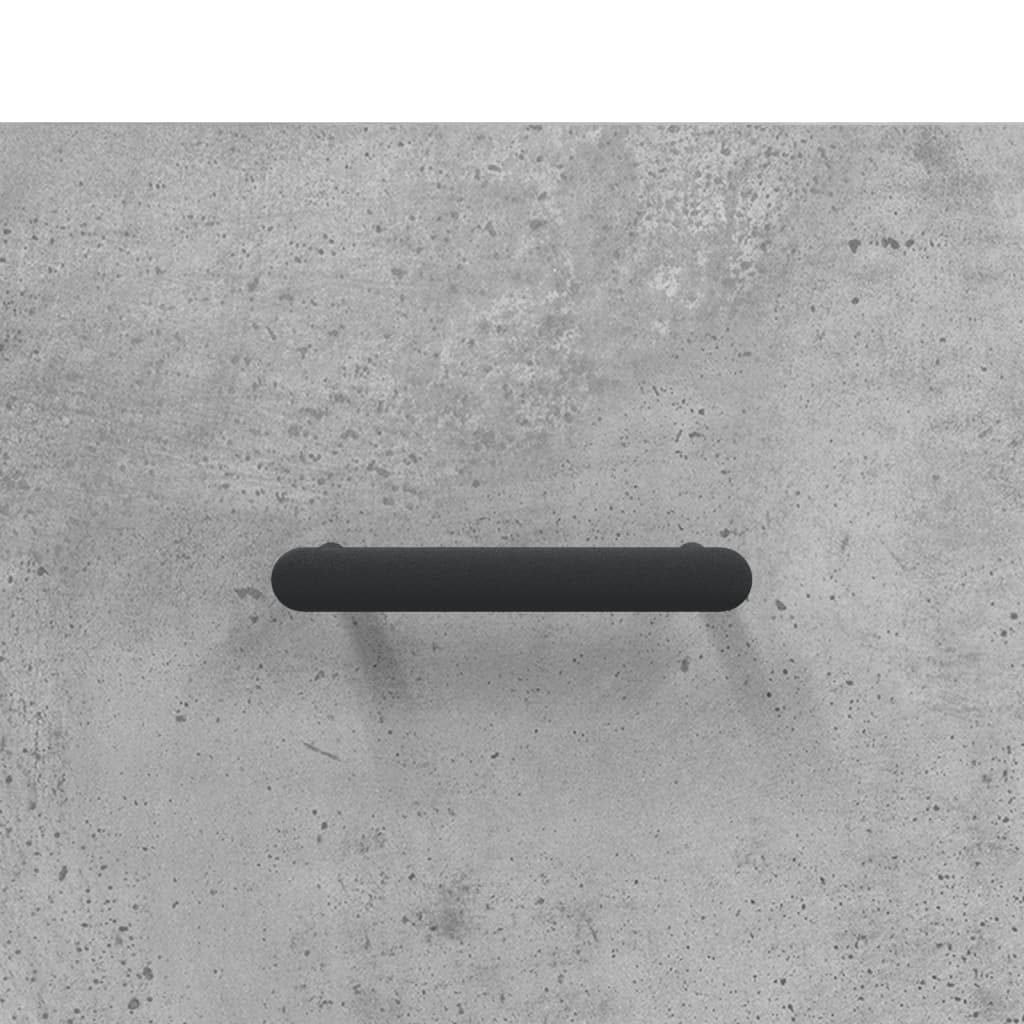 Meuble TV gris béton 102x36x50 cm bois d'ingénierie - XIOS