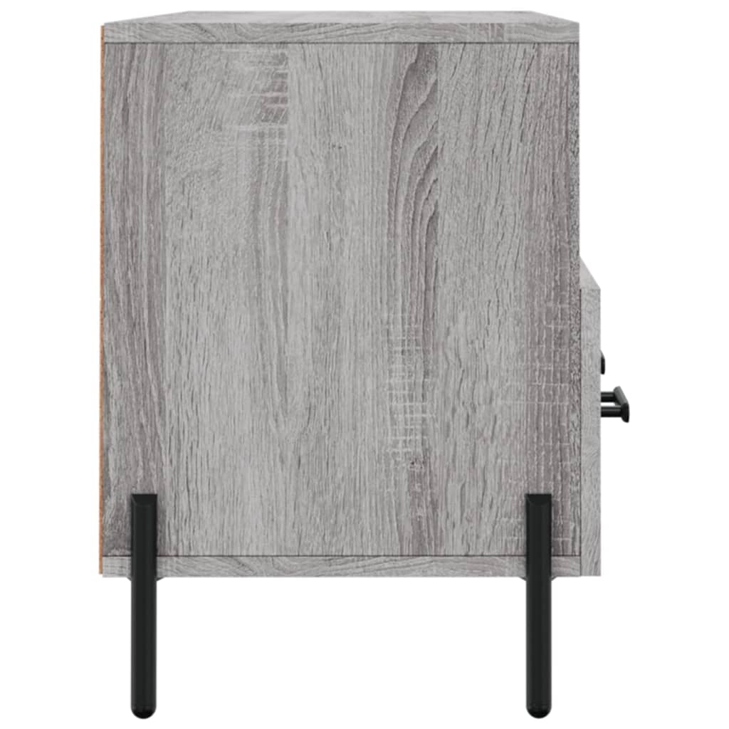 Meuble TV sonoma gris 102x36x50 cm bois d'ingénierie - XIOS