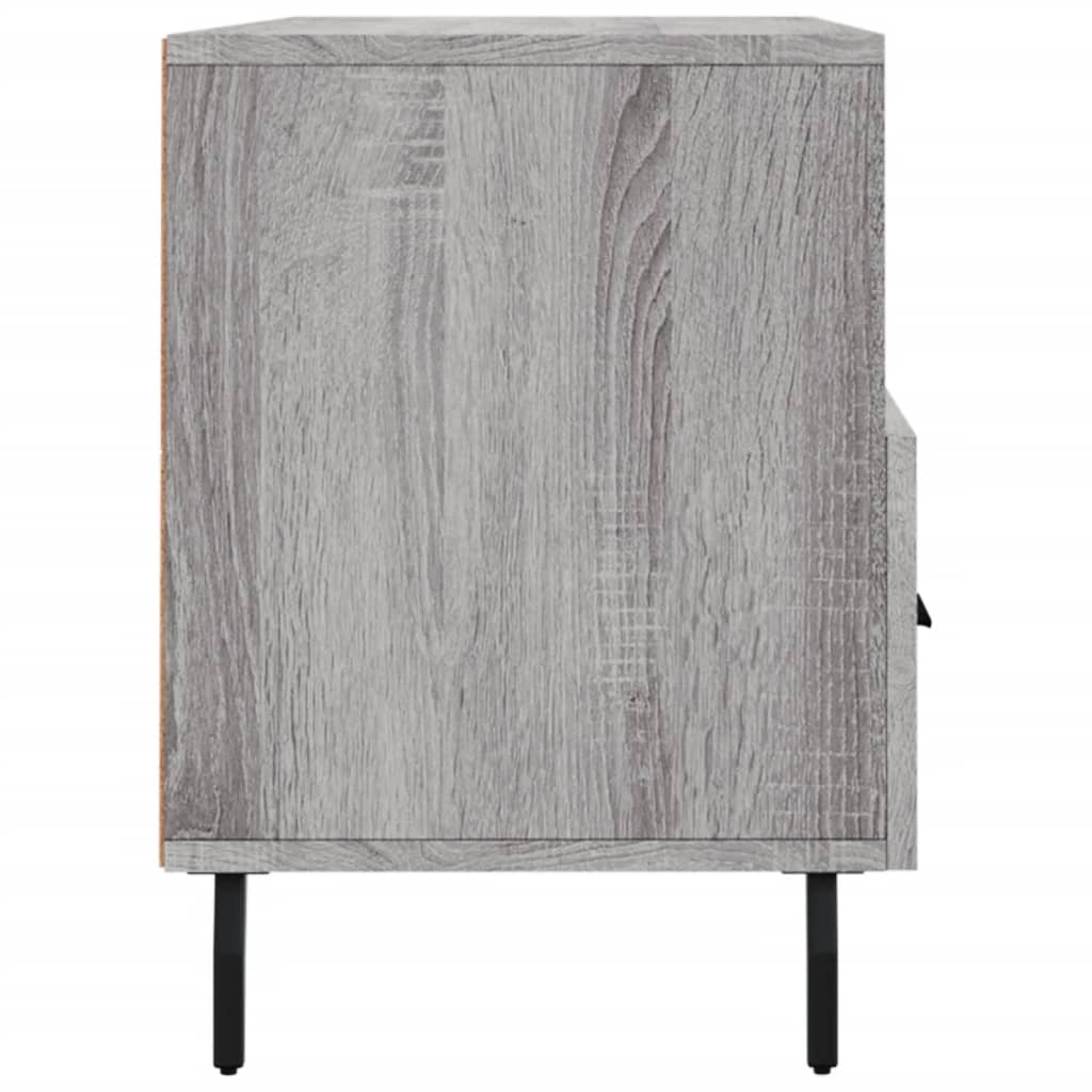 Meuble TV sonoma gris 102x36x50 cm bois d'ingénierie - XIOS