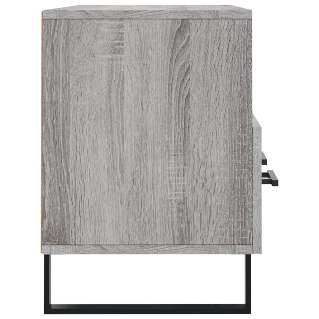 Meuble TV sonoma gris 102x36x50 cm bois d'ingénierie - XIOS