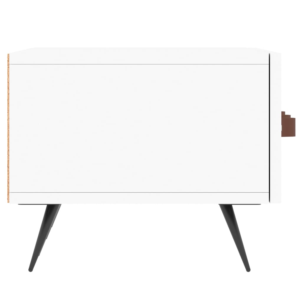 Meuble TV blanc 150x36x30 cm bois d'ingénierie - XIOS