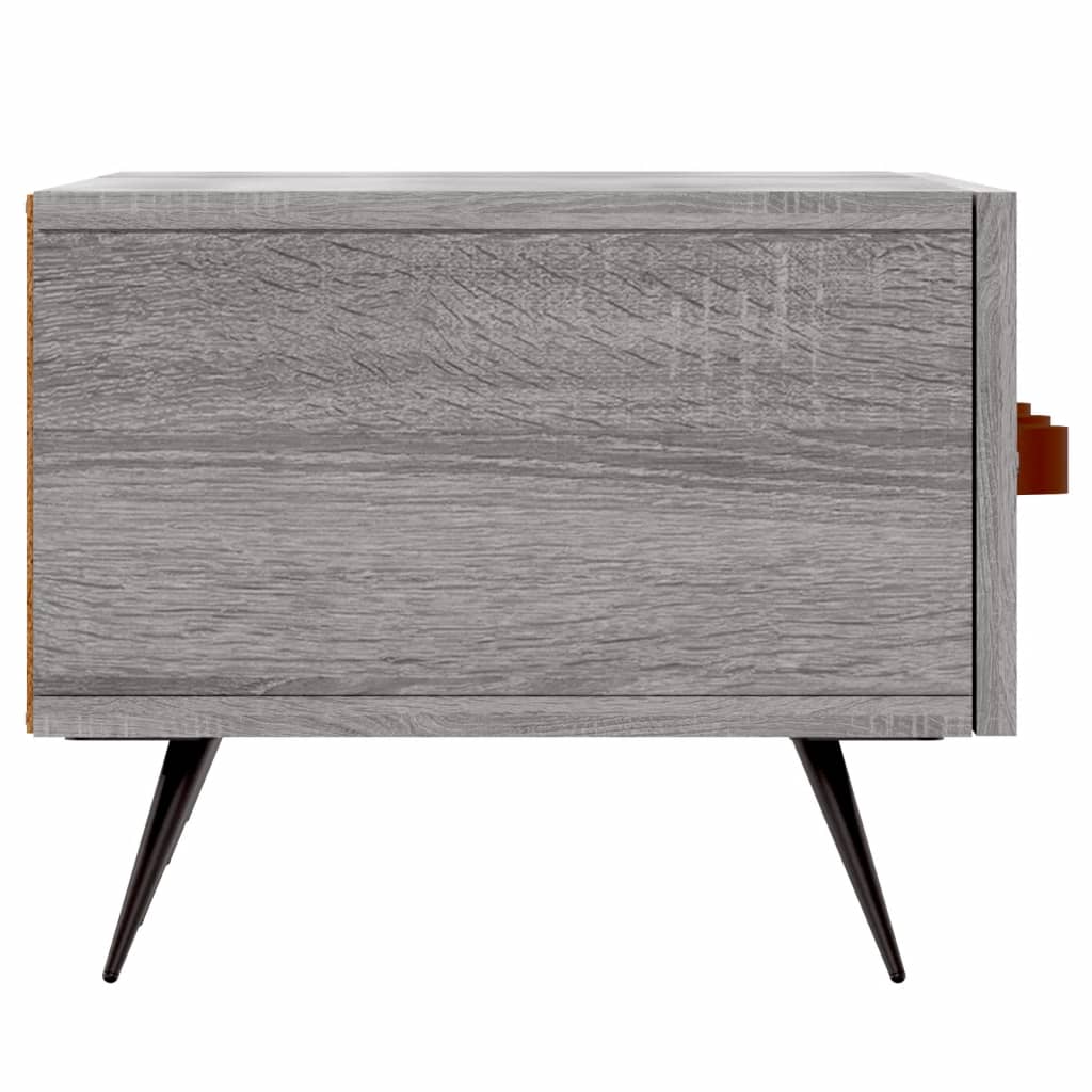Meuble TV sonoma gris 150x36x30 cm bois d'ingénierie - XIOS
