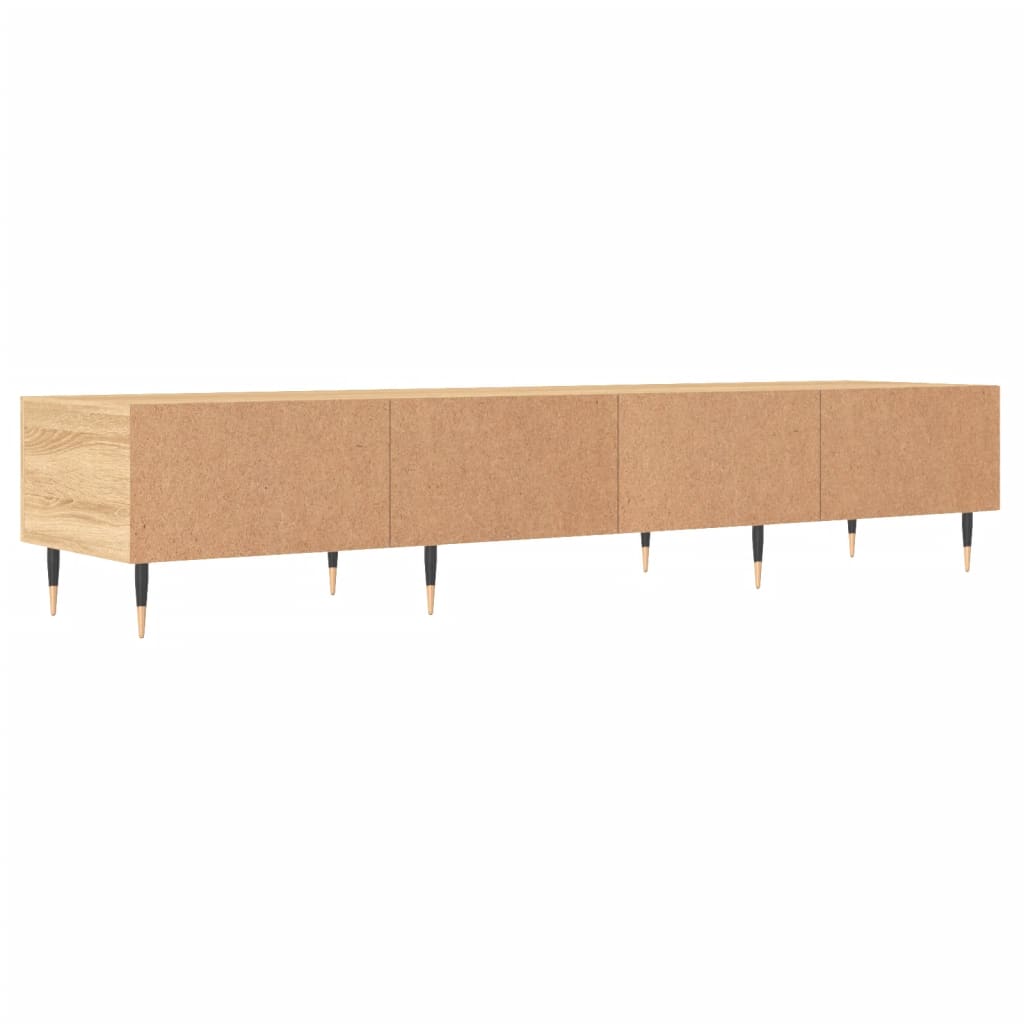 Meuble TV chêne sonoma 150x36x30 cm bois d'ingénierie - XIOS