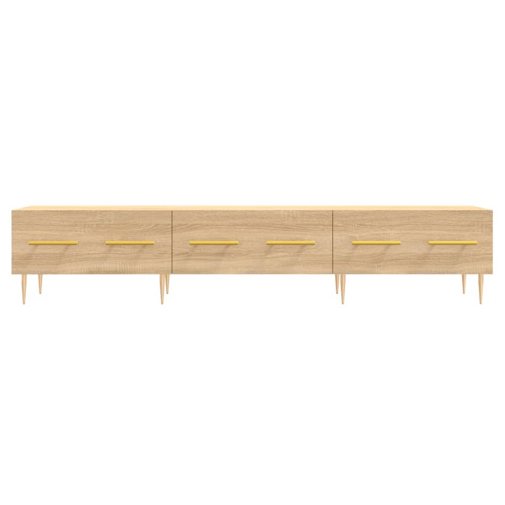 Meuble TV chêne sonoma 150x36x30 cm bois d'ingénierie - XIOS