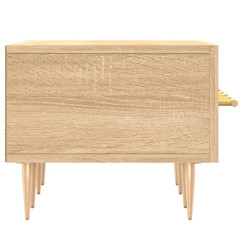 Meuble TV chêne sonoma 150x36x30 cm bois d'ingénierie - XIOS