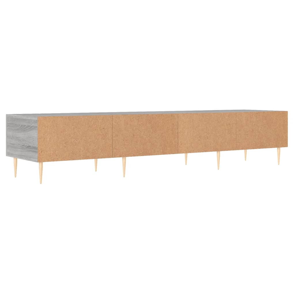 Meuble TV sonoma gris 150x36x30 cm bois d'ingénierie - XIOS