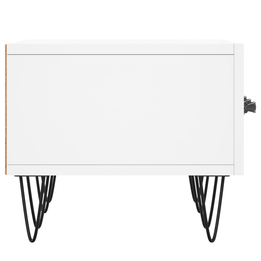 Meuble TV blanc 150x36x30 cm bois d'ingénierie - XIOS