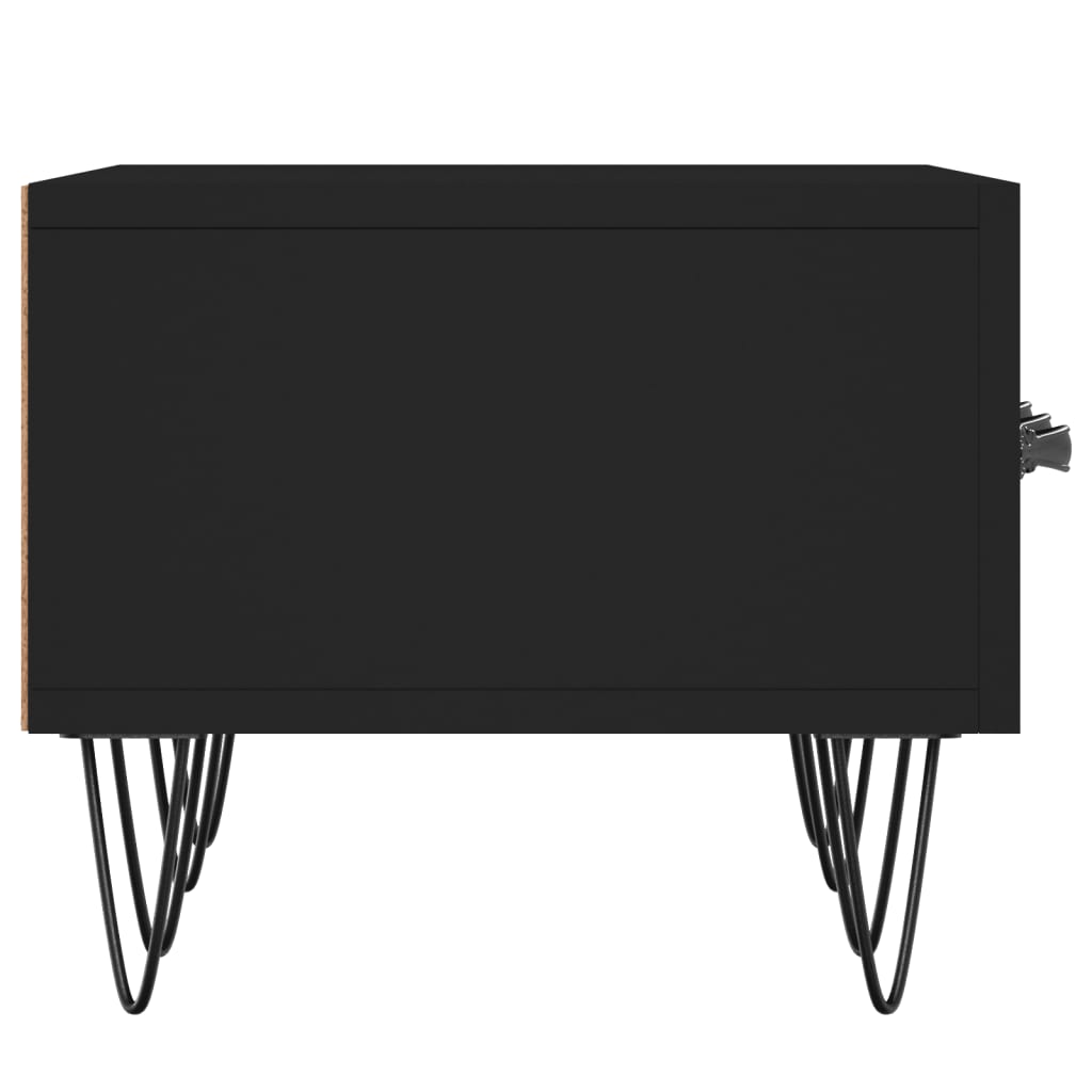 Meuble TV noir 150x36x30 cm bois d'ingénierie - XIOS