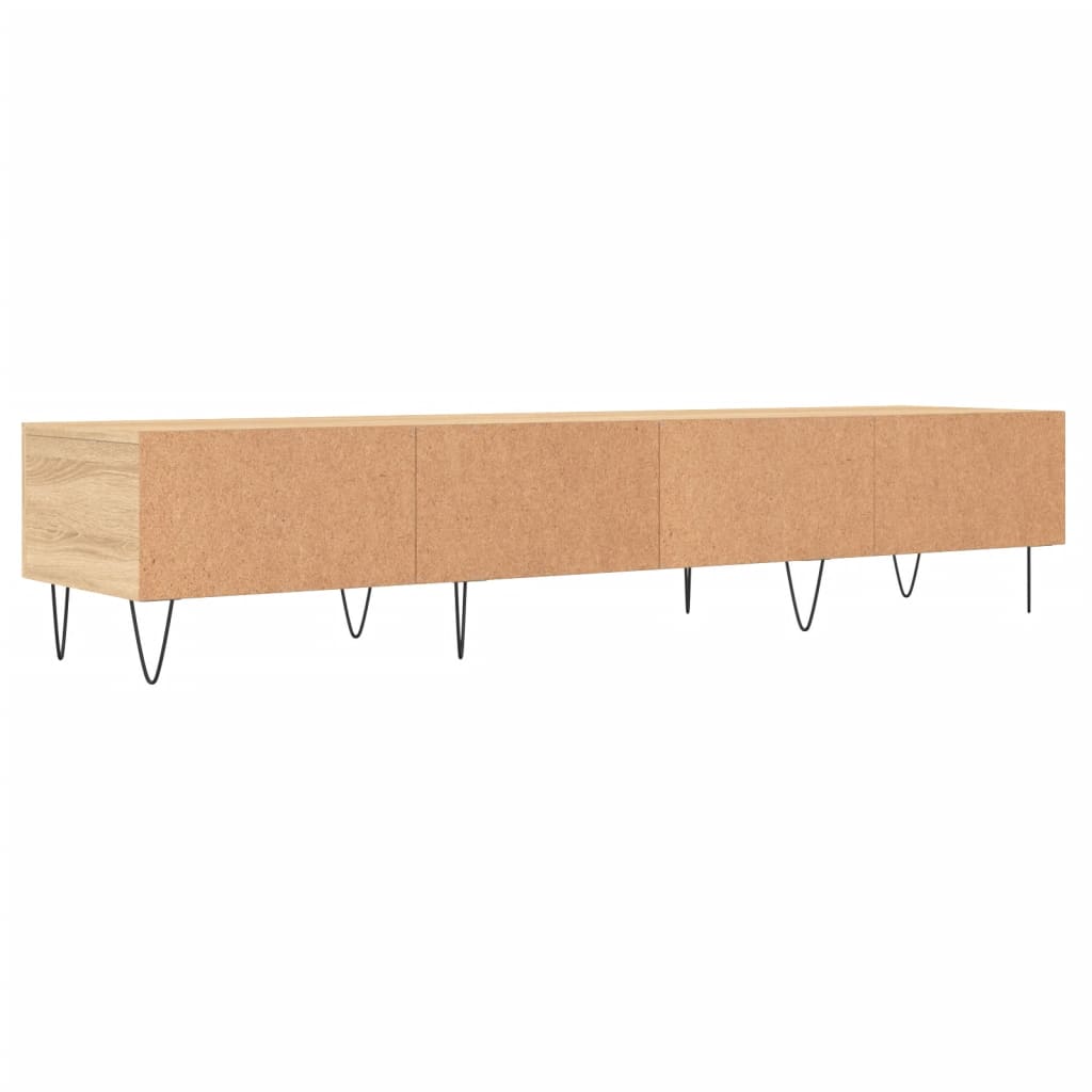 Meuble TV chêne sonoma 150x36x30 cm bois d'ingénierie - XIOS