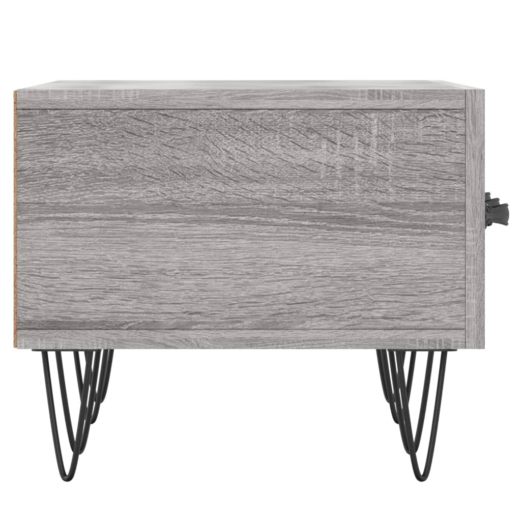 Meuble TV sonoma gris 150x36x30 cm bois d'ingénierie - XIOS