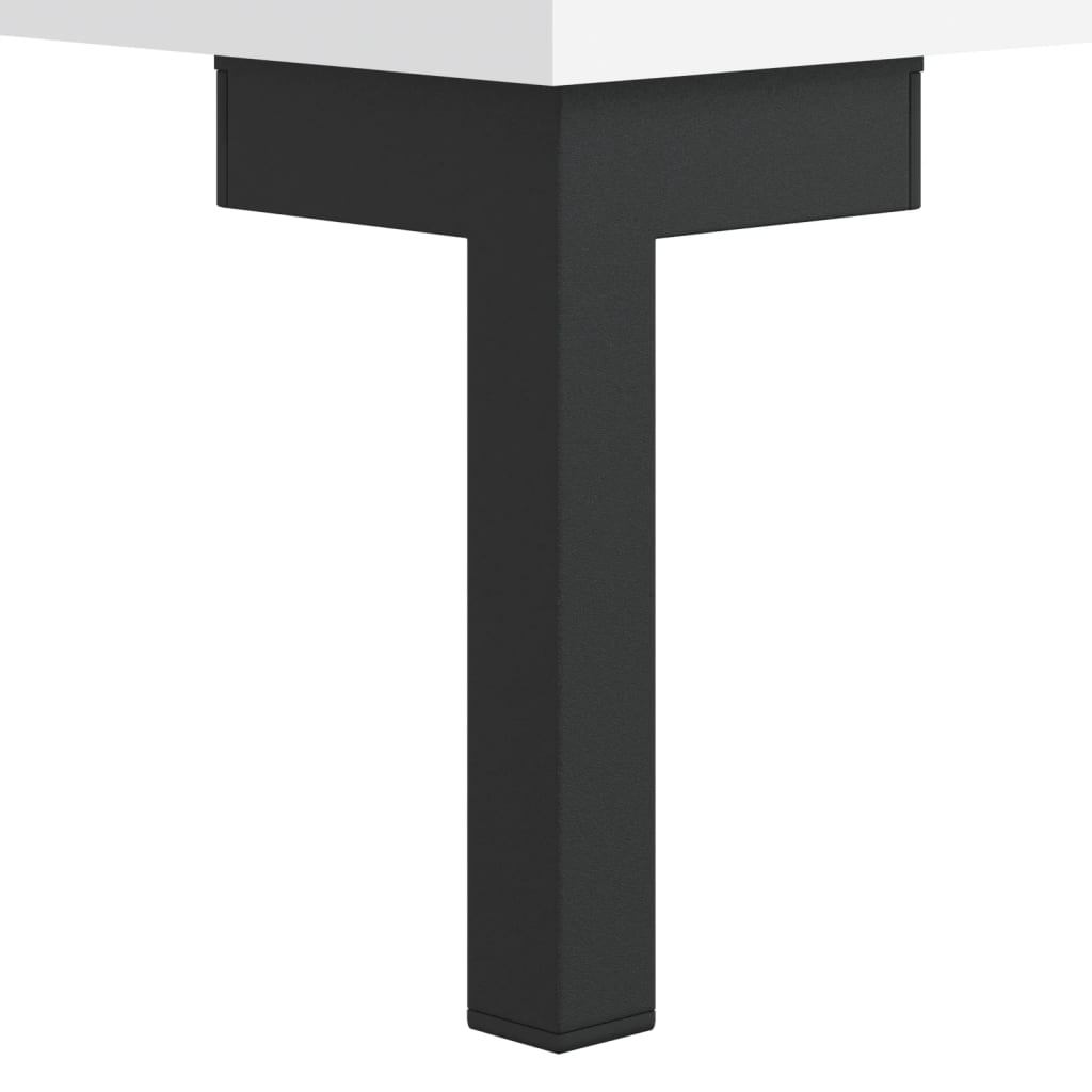 Meuble TV blanc 150x36x30 cm bois d'ingénierie - XIOS