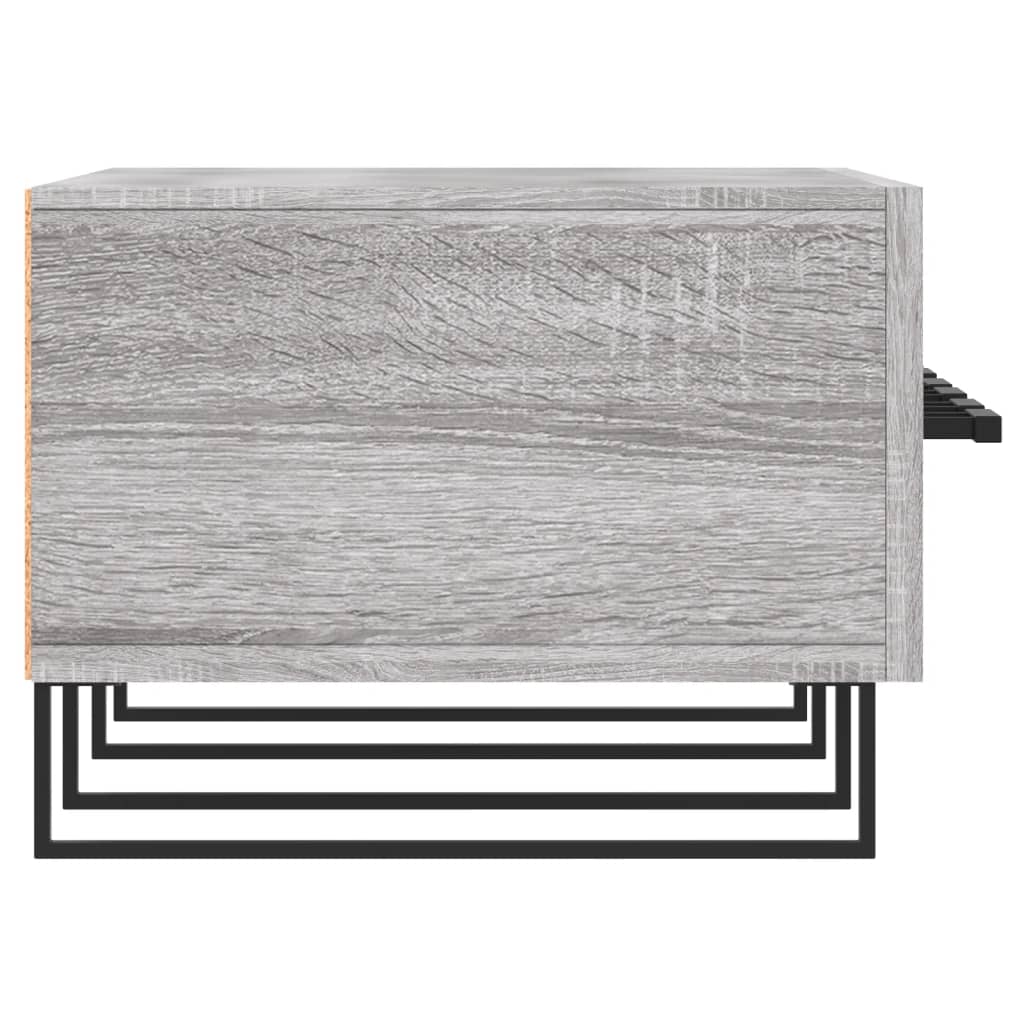 Meuble TV sonoma gris 150x36x30 cm bois d'ingénierie - XIOS