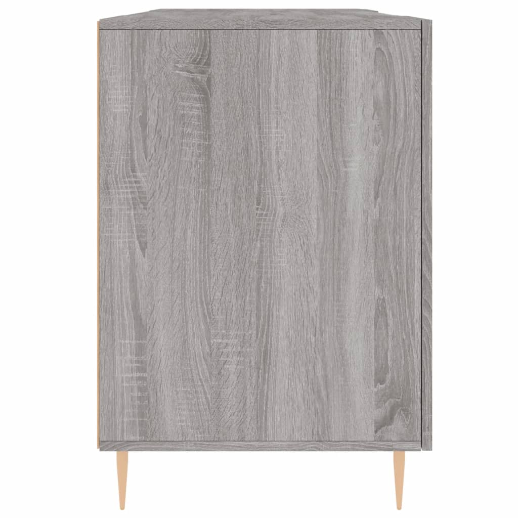 Bureau sonoma gris 140x50x75 cm bois d'ingénierie - XIOS