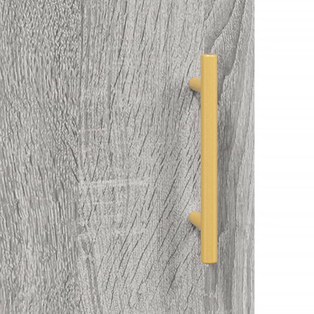 Bureau sonoma gris 140x50x75 cm bois d'ingénierie - XIOS