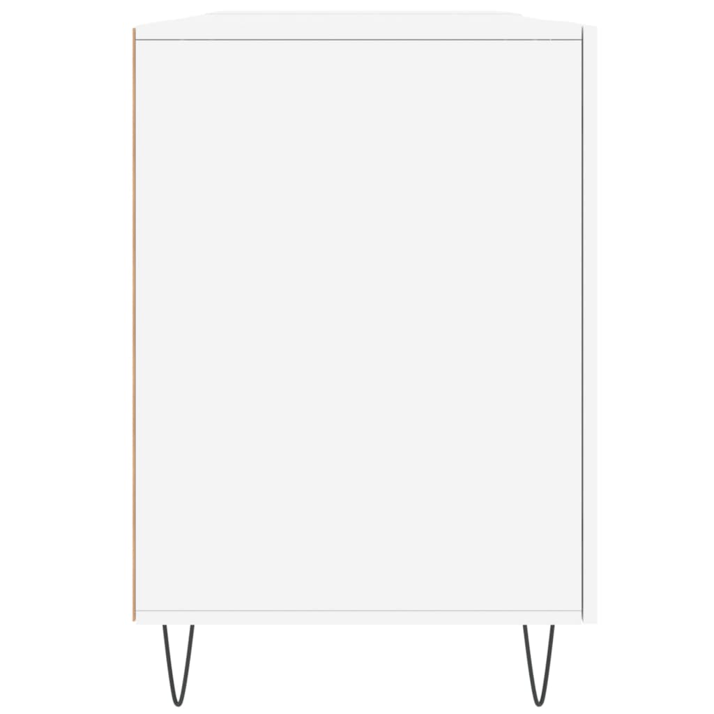 Bureau blanc 140x50x75 cm bois d'ingénierie Bureaux vidaXL