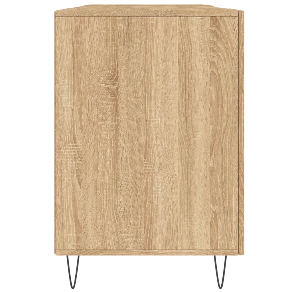 Bureau chêne sonoma 140x50x75 cm bois d'ingénierie Bureaux vidaXL