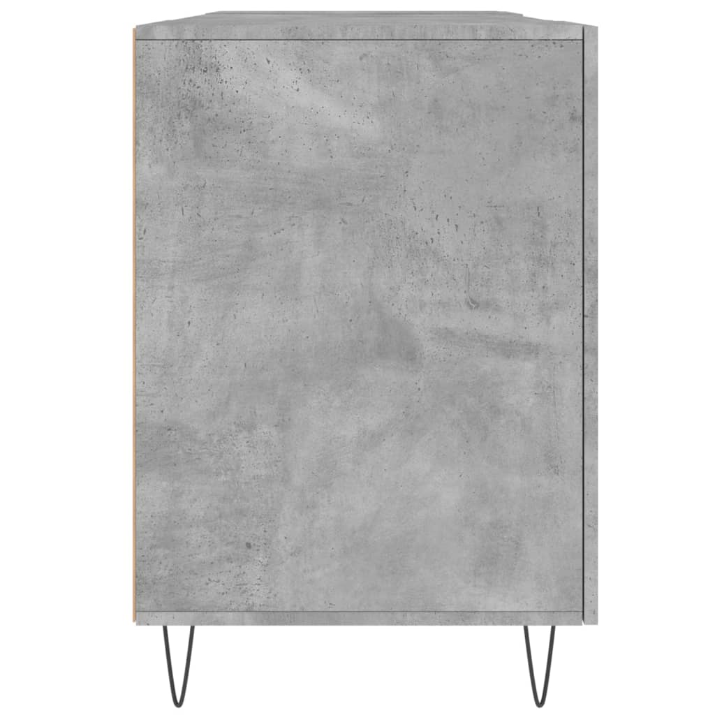 Bureau gris béton 140x50x75 cm bois d'ingénierie Bureaux vidaXL