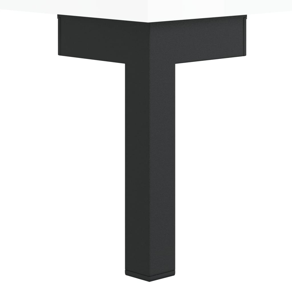 Bureau Blanc brillant 140x50x75 cm Bois d'ingénierie - XIOS