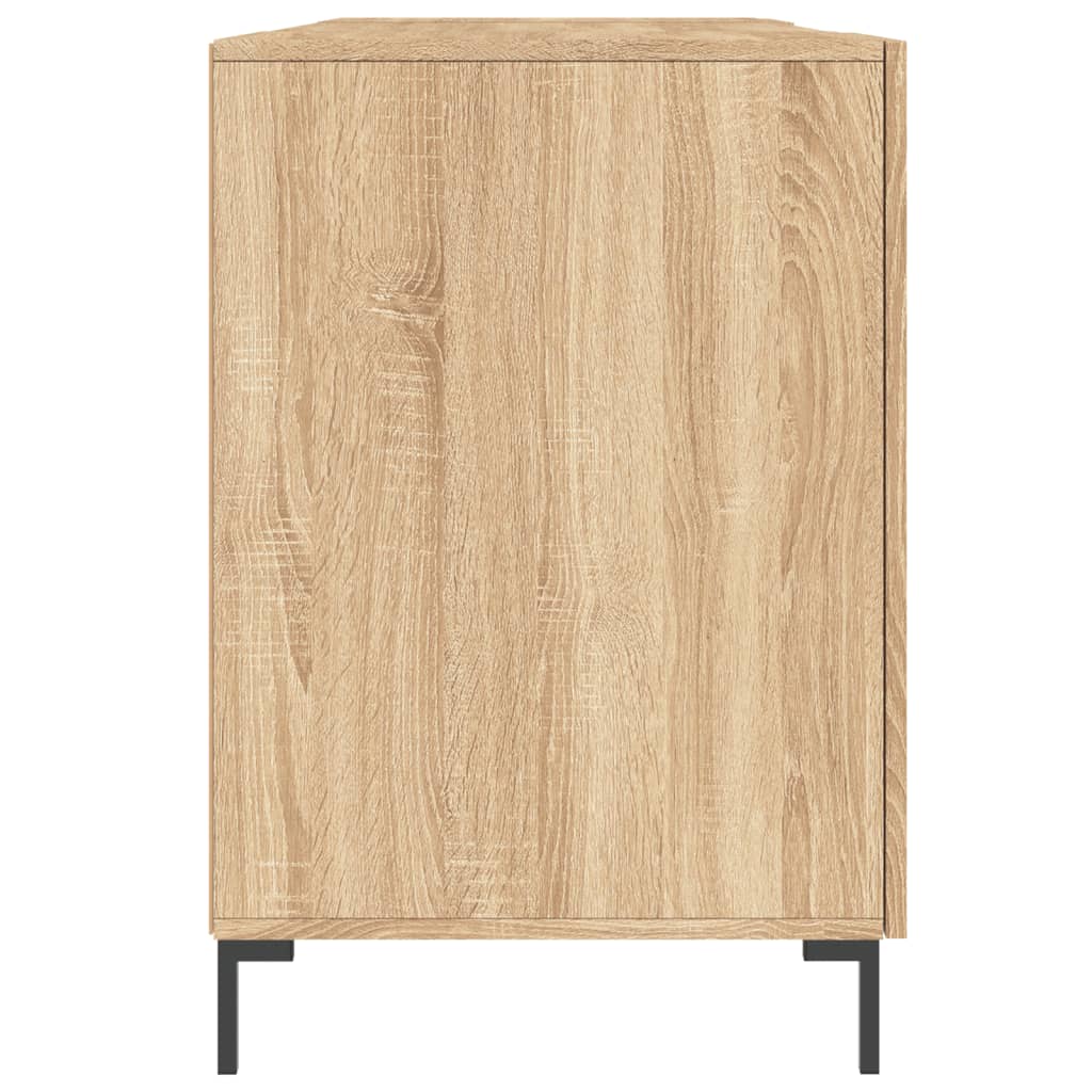 Bureau chêne sonoma 140x50x75 cm bois d'ingénierie - XIOS