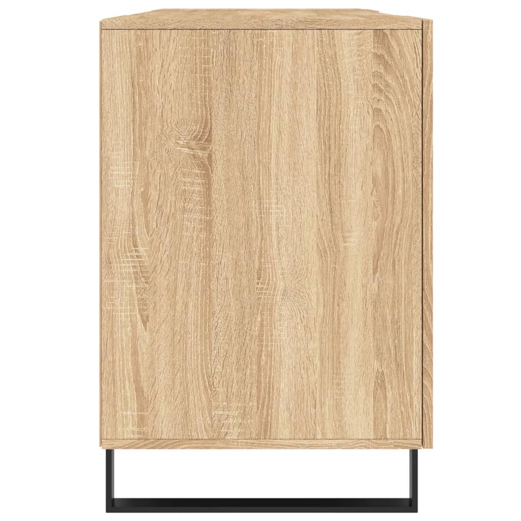 Bureau chêne sonoma 140x50x75 cm bois d'ingénierie - XIOS