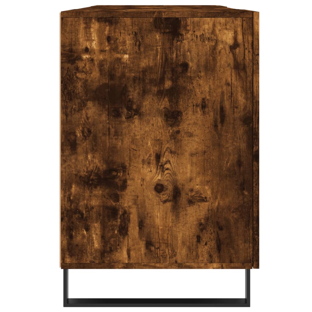 Bureau chêne fumé 140x50x75 cm bois d'ingénierie Bureaux vidaXL