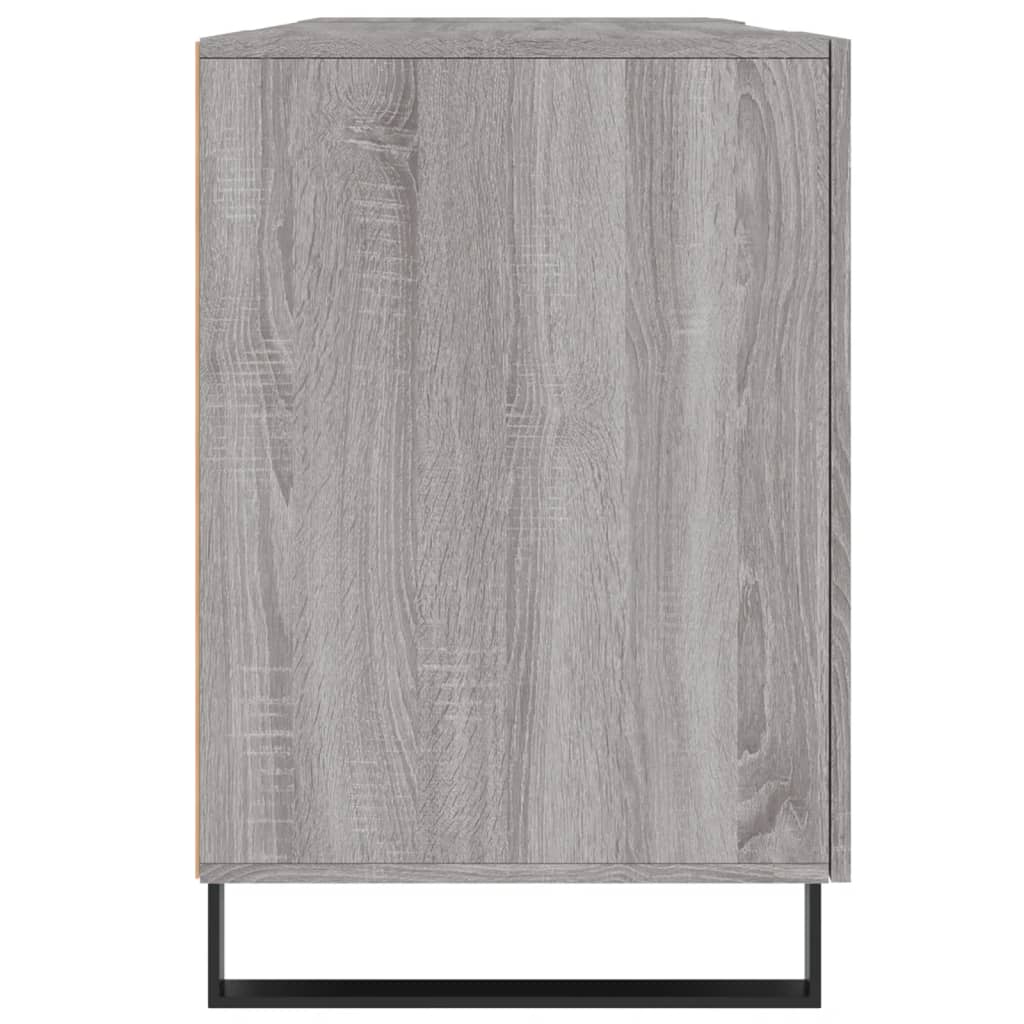 Bureau sonoma gris 140x50x75 cm bois d'ingénierie - XIOS