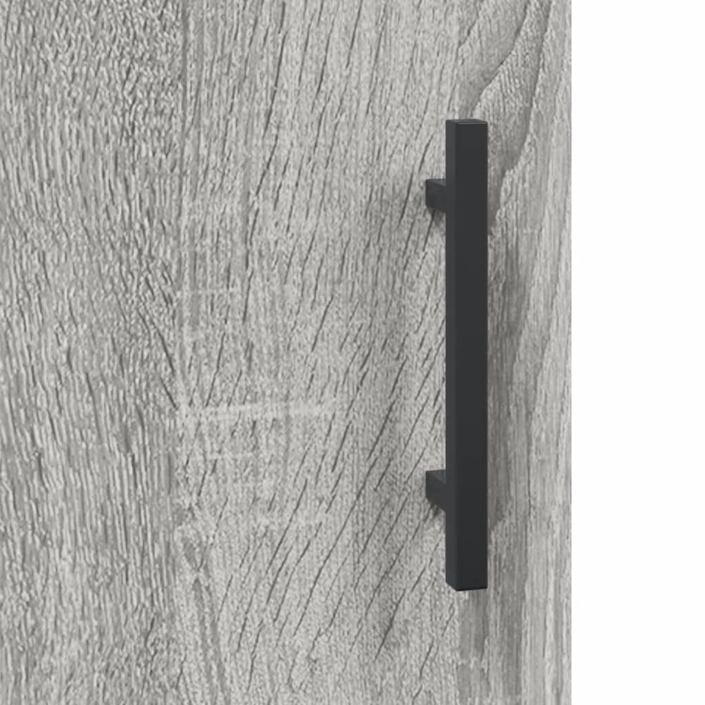Bureau sonoma gris 140x50x75 cm bois d'ingénierie - XIOS