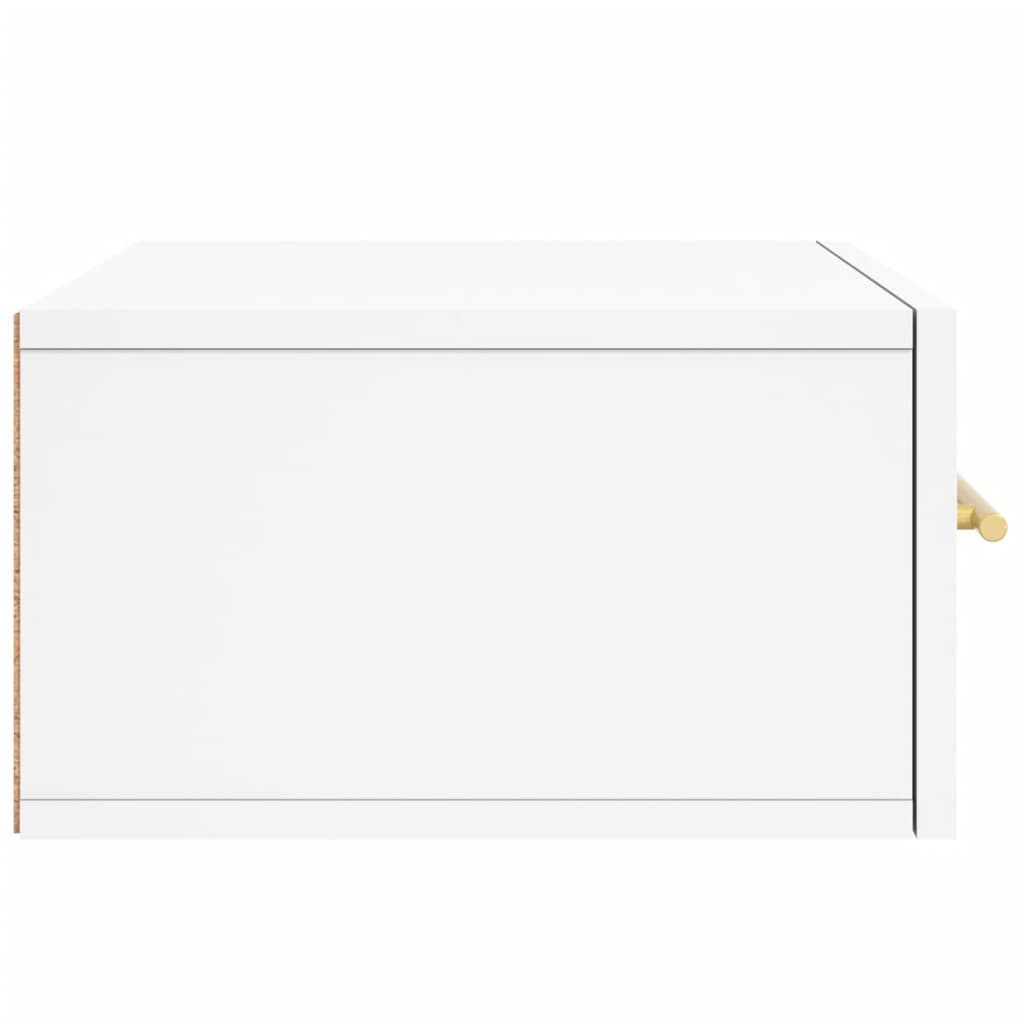 Table de chevet murale blanc 35x35x20 cm - XIOS
