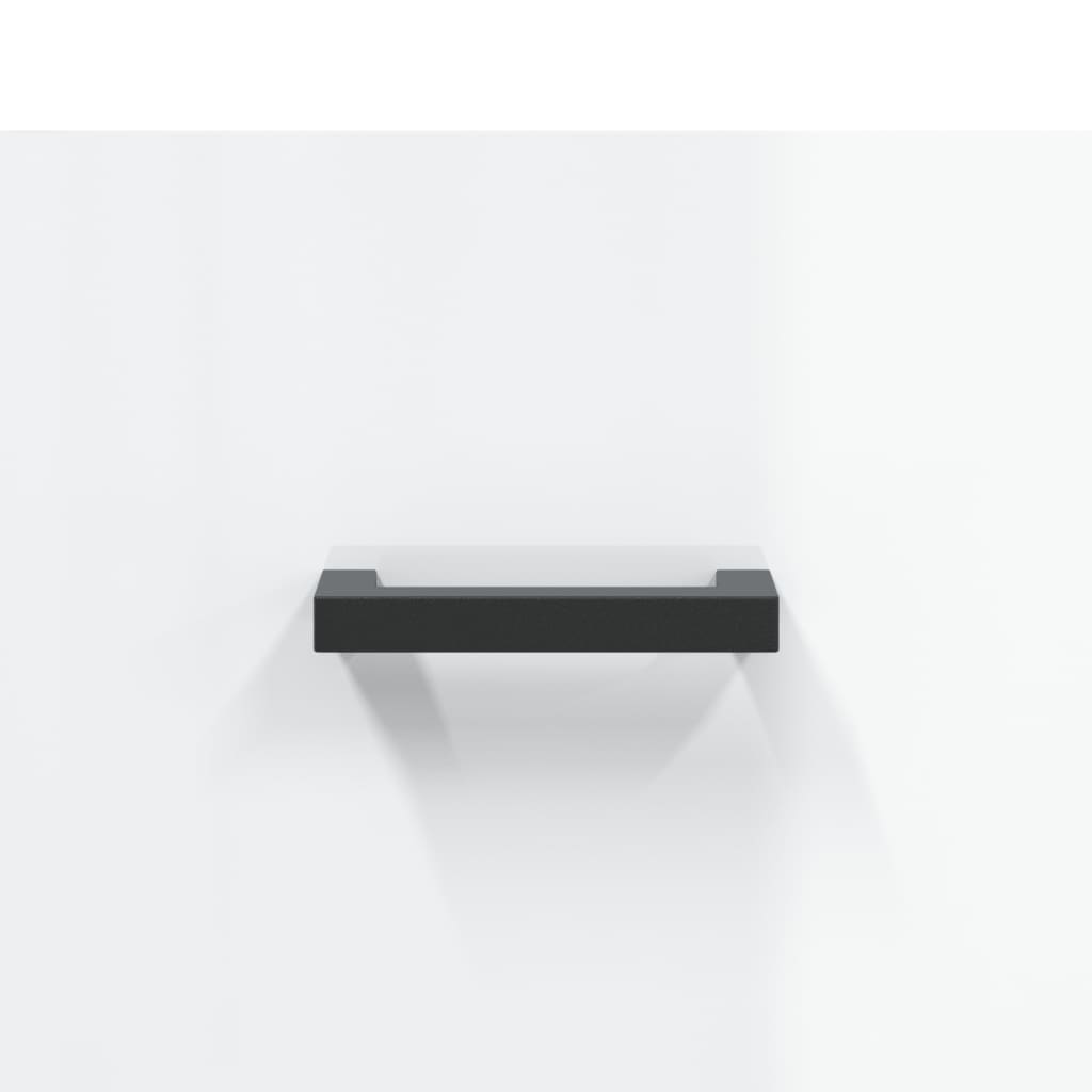 Table de chevet murale blanc brillant 35x35x20 cm - XIOS