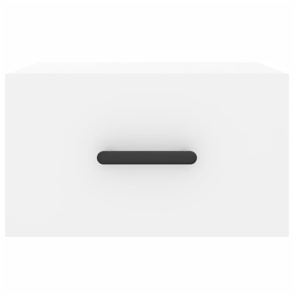 Tables de chevet murales 2 pcs blanc 35x35x20 cm
