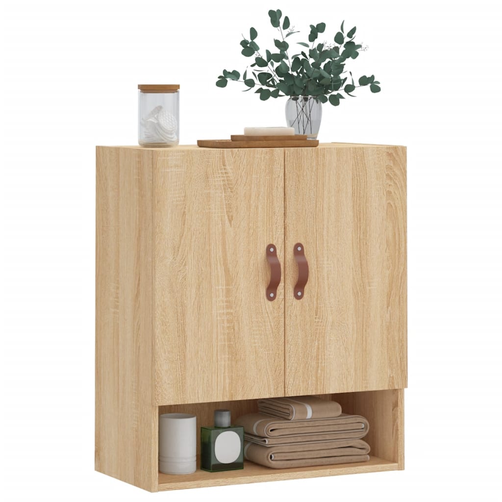Armoire murale chêne sonoma 60x31x70 cm bois d'ingénierie