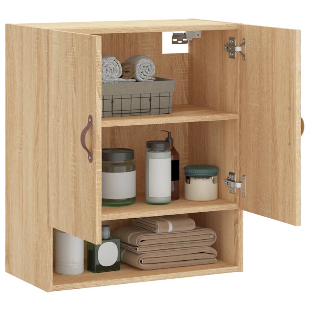 Armoire murale chêne sonoma 60x31x70 cm bois d'ingénierie