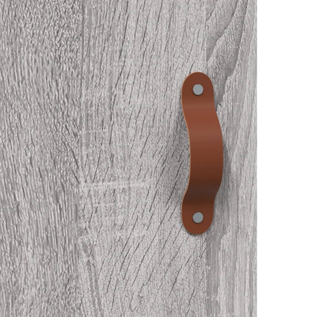 Armoire murale sonoma gris 60x31x70 cm bois d'ingénierie