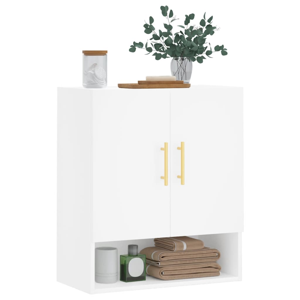 Armoire murale blanc 60x31x70 cm bois d'ingénierie - XIOS