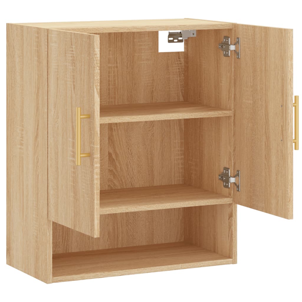 Armoire murale chêne sonoma 60x31x70 cm bois d'ingénierie