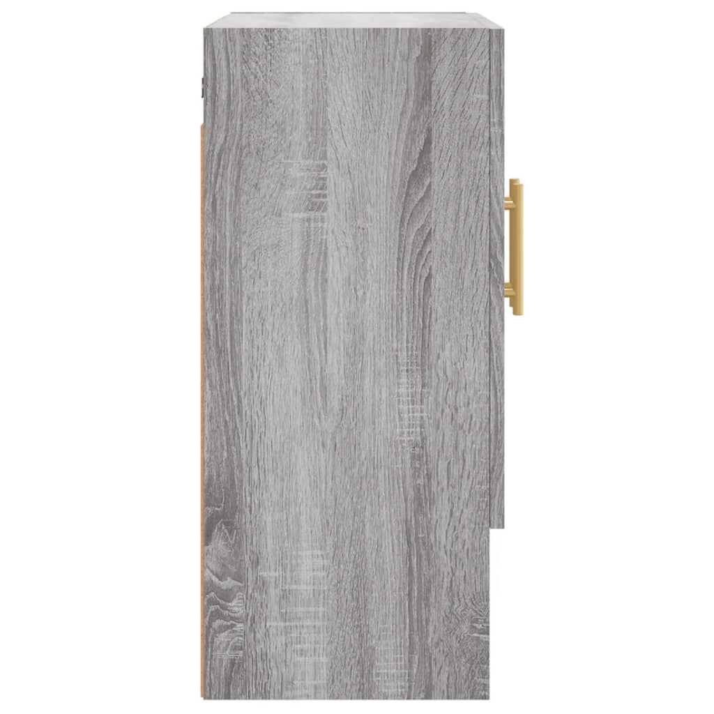 Armoire murale sonoma gris 60x31x70 cm bois d'ingénierie