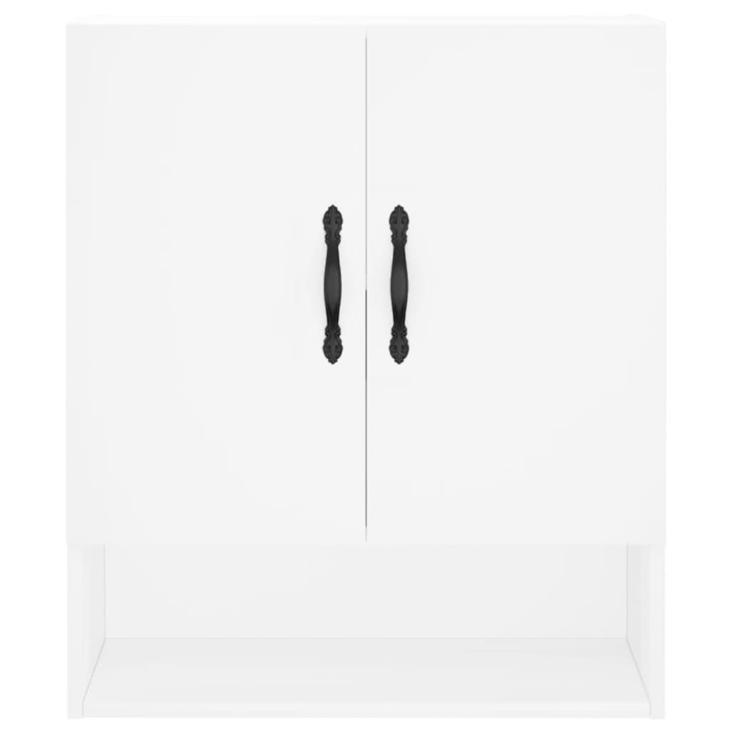 Armoire murale blanc 60x31x70 cm bois d'ingénierie
