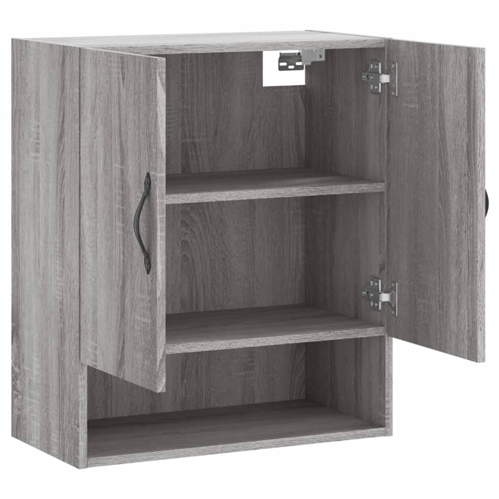 Armoire murale sonoma gris 60x31x70 cm bois d'ingénierie