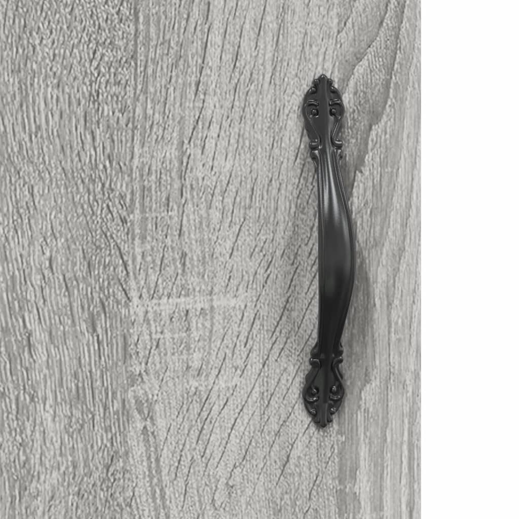 Armoire murale sonoma gris 60x31x70 cm bois d'ingénierie