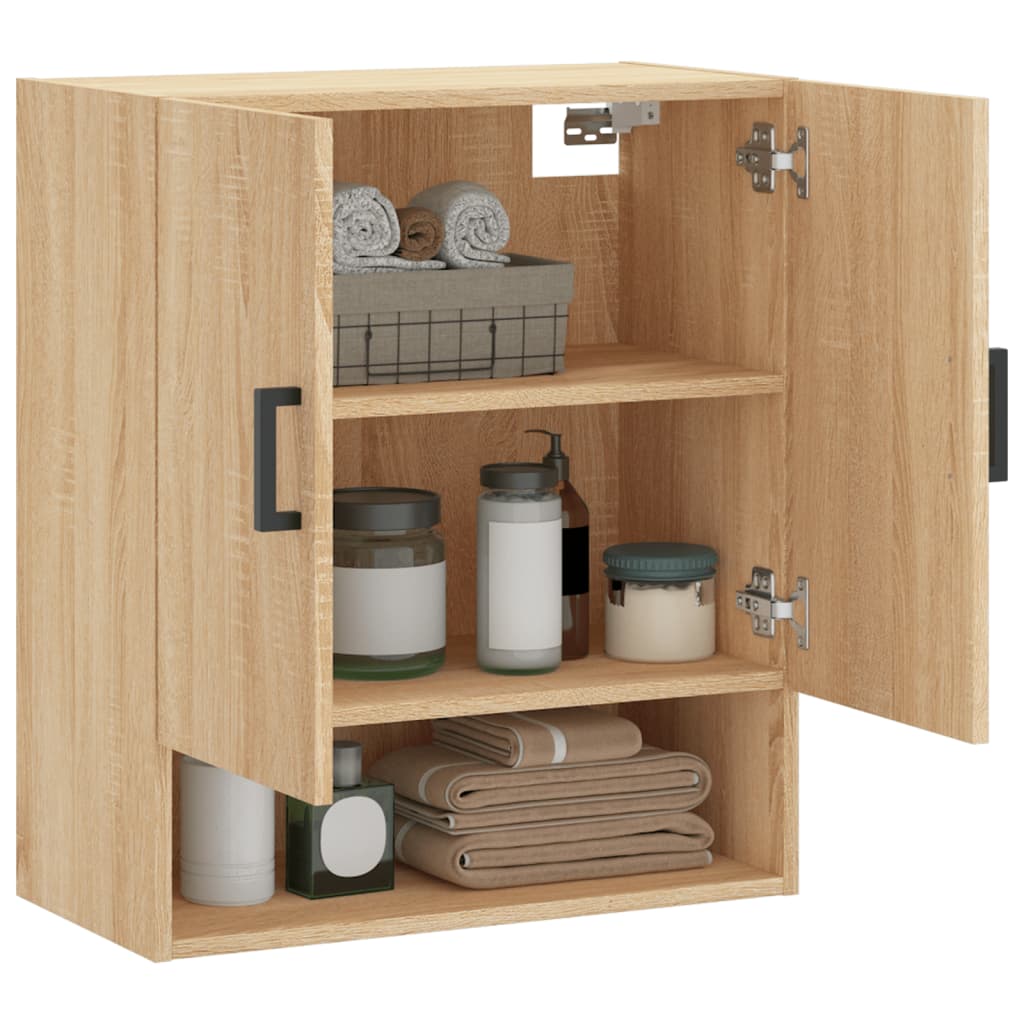 Armoire murale chêne sonoma 60x31x70 cm bois d'ingénierie