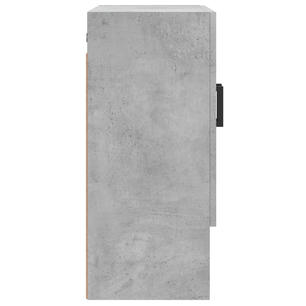 Armoire murale gris béton 60x31x70 cm bois d'ingénierie