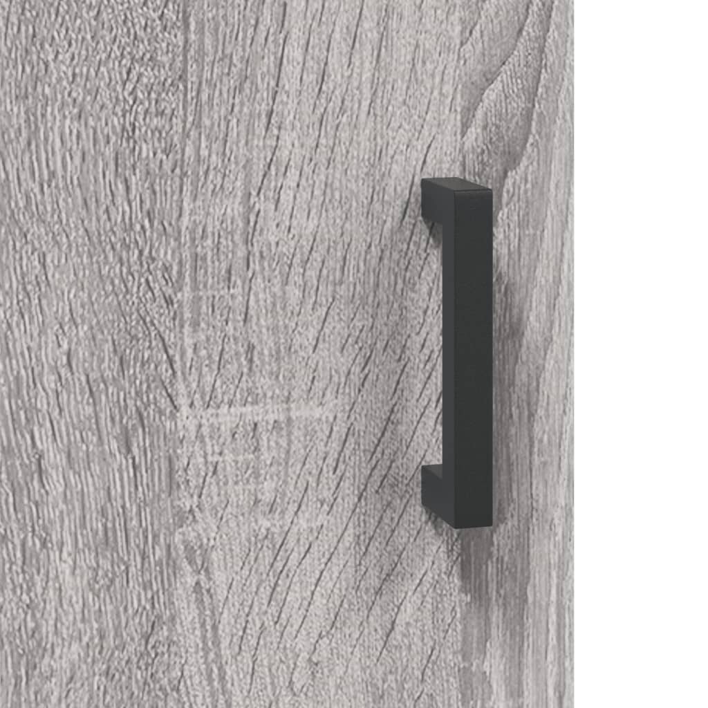 Armoire murale sonoma gris 60x31x70 cm bois d'ingénierie
