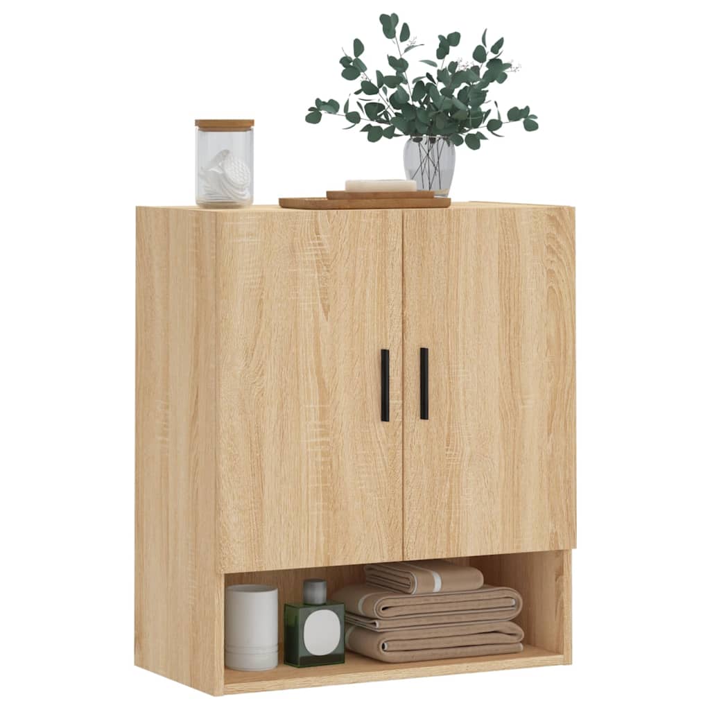 Armoire murale chêne sonoma 60x31x70 cm bois d'ingénierie - XIOS