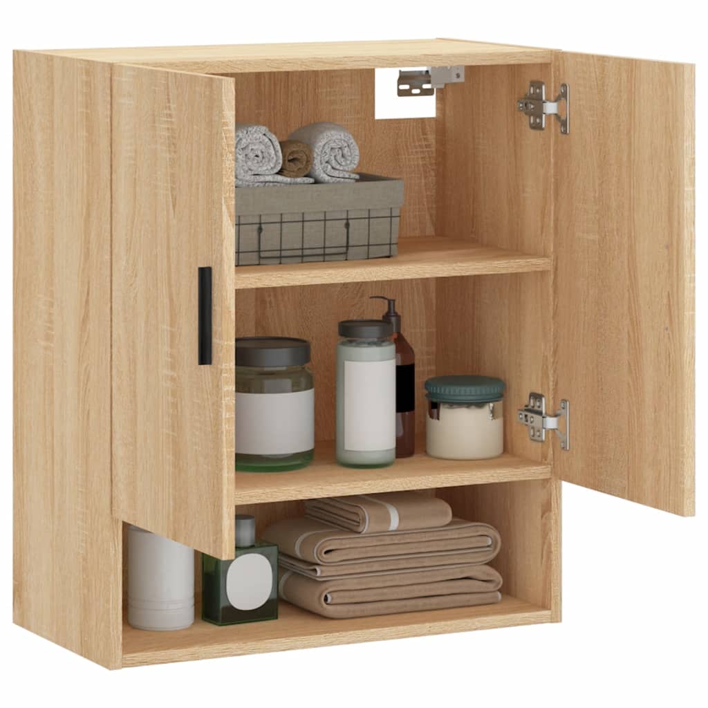 Armoire murale chêne sonoma 60x31x70 cm bois d'ingénierie - XIOS