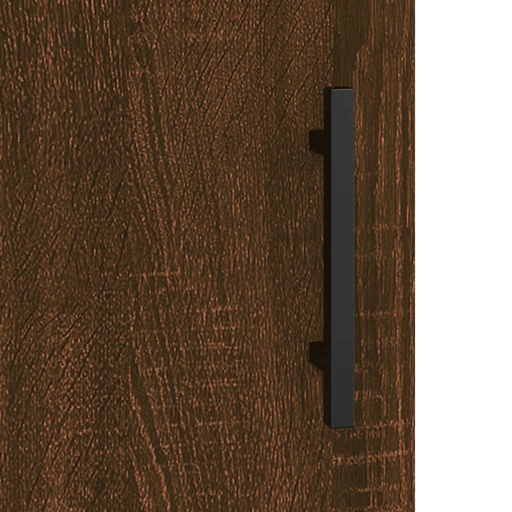 Armoire murale chêne marron 60x31x70 cm bois d'ingénierie