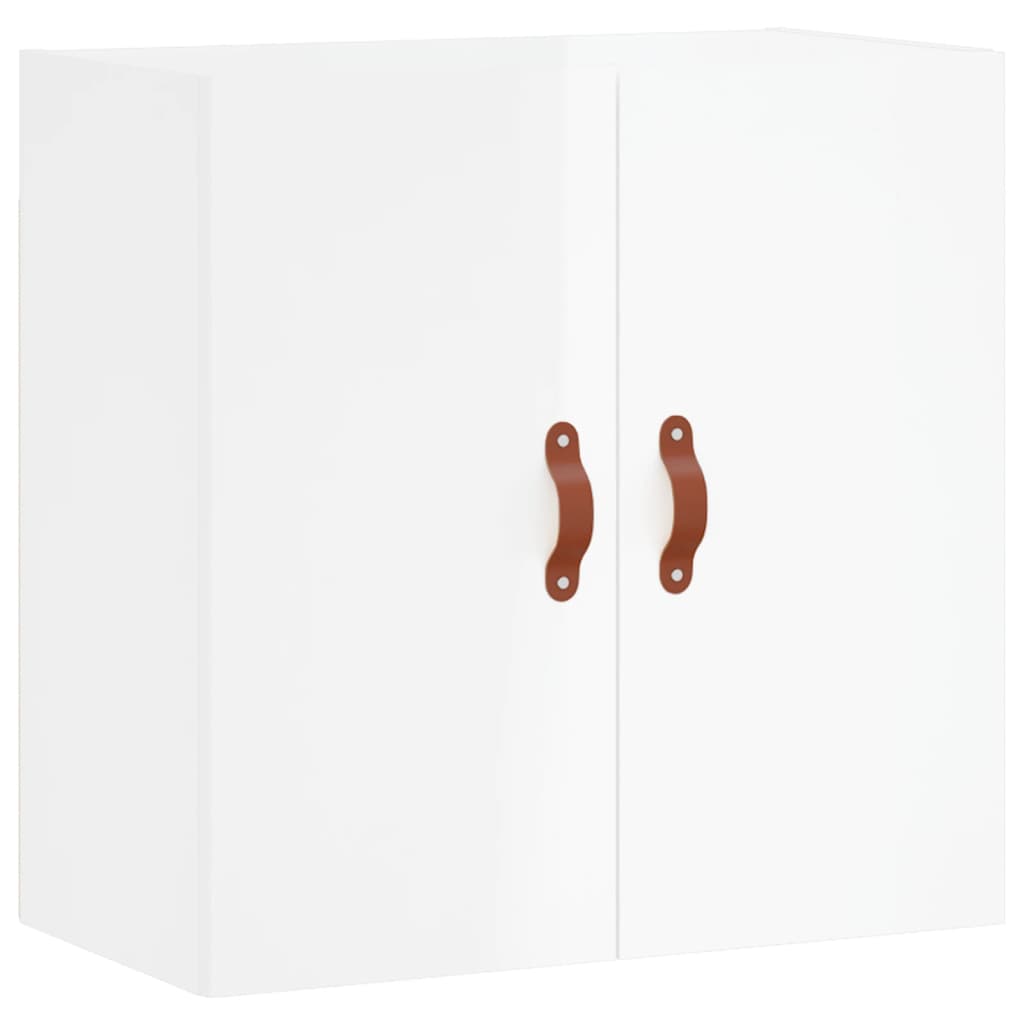 Armoire murale Blanc brillant 60x31x60 cm Bois d'ingénierie