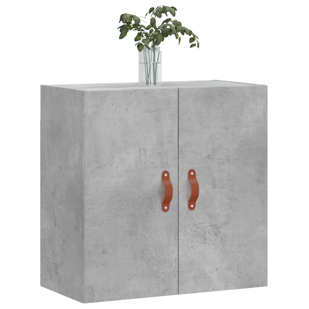 Armoire murale gris béton 60x31x60 cm bois d'ingénierie