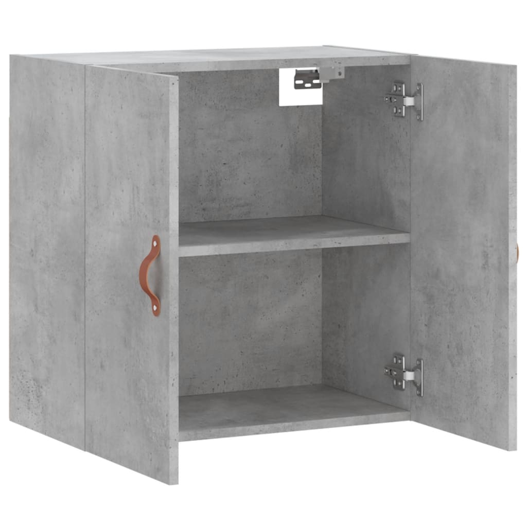 Armoire murale gris béton 60x31x60 cm bois d'ingénierie