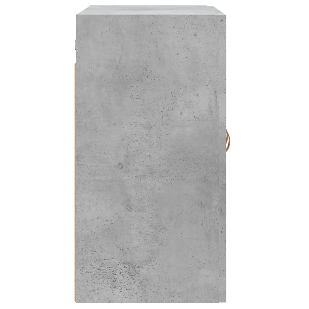 Armoire murale gris béton 60x31x60 cm bois d'ingénierie